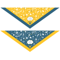 Reversible Dog Bandana - An image showing both sides of a reversable bandana for dogs