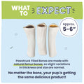 Large Filled Dog Bone Variety Pack What to Expect