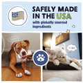 two dogs with filled bones with text 'safely made in the USA'