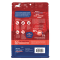 Back of package of Air Dried beef powerfood by Pawstruck