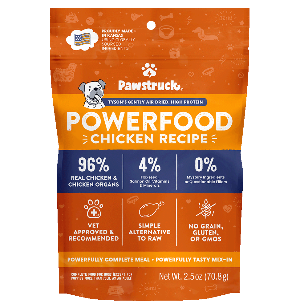 Pawstruck Chicken High Protein Grain-Free Air-Dried Dog Food, 32-oz Bag