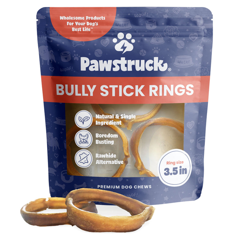 3.5" Bully Stick Rings