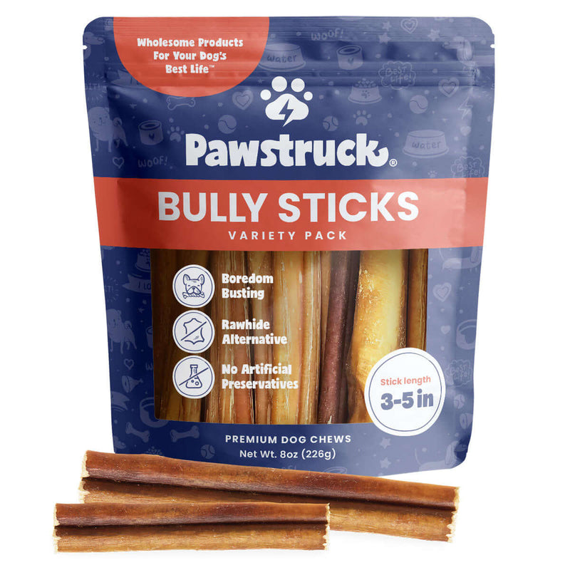 Variety Bulk Straight Bully Sticks for Dogs (Sold by Weight)