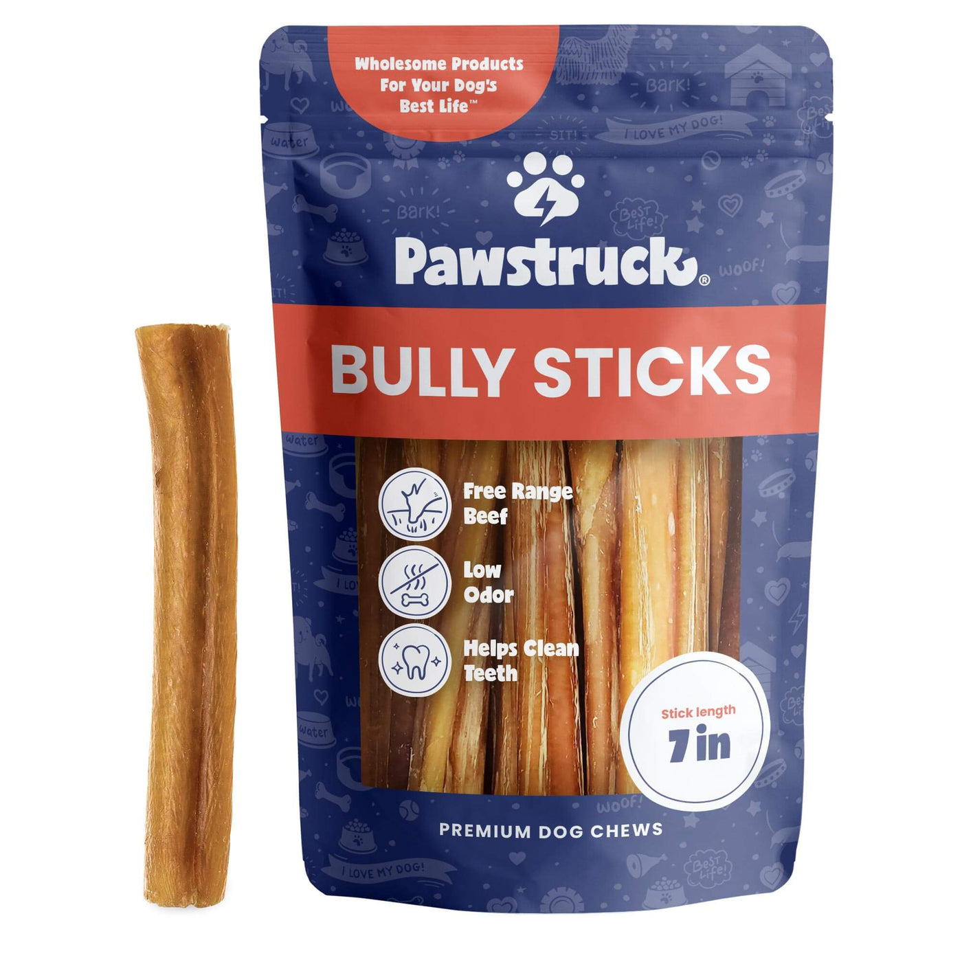 Straight Bully Sticks for Dogs Variant 1