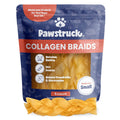 Product image of the Pawstruck Small Beef Collagen Braids. Best Collagen Chews for Dogs. Best Collagen Sticks.