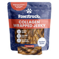 Collagen and Jerky Braid - Product Image. Best Collagen Chews for Dogs. Best Collagen Sticks.