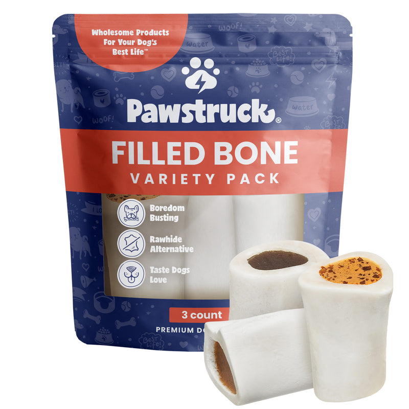 Small Filled Dog Bone Variety Pack