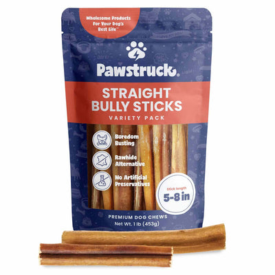 Variety Bulk Straight Bully Sticks for Dogs (Sold by Weight)