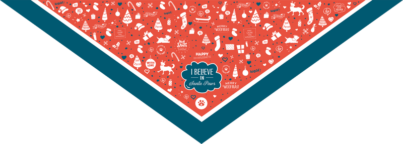 Reversible Holiday Dog Bandana