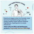 The founder of Pawstruck's Kyle and Tyson's story.