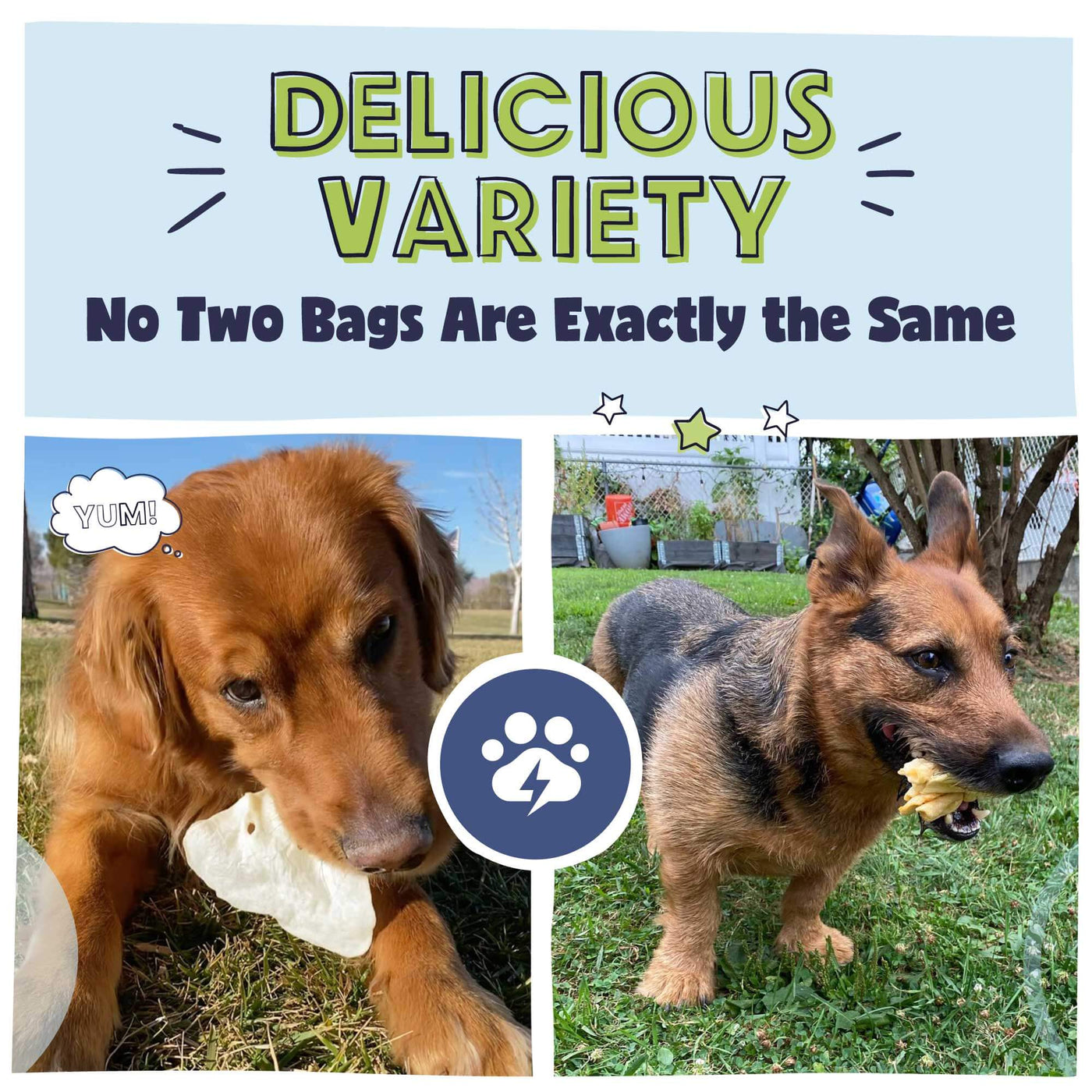 Delicious variety