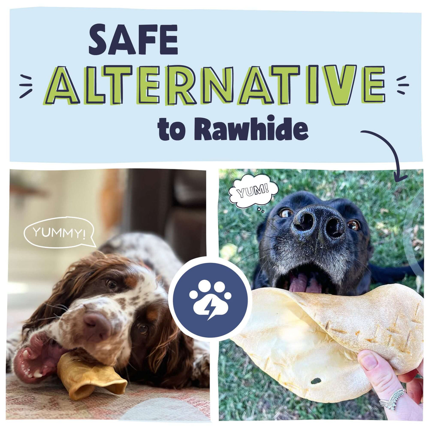 Safe alternative to rawhide