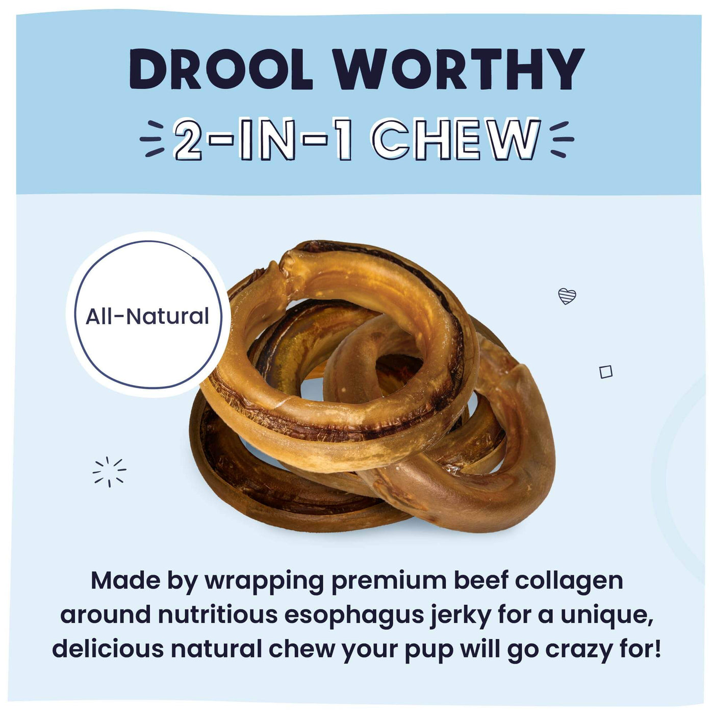 Drool Worthy 2 in 1 Chew!