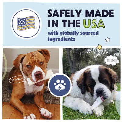 Large Filled Dog Bone Variety Pack Safely Made in the USA