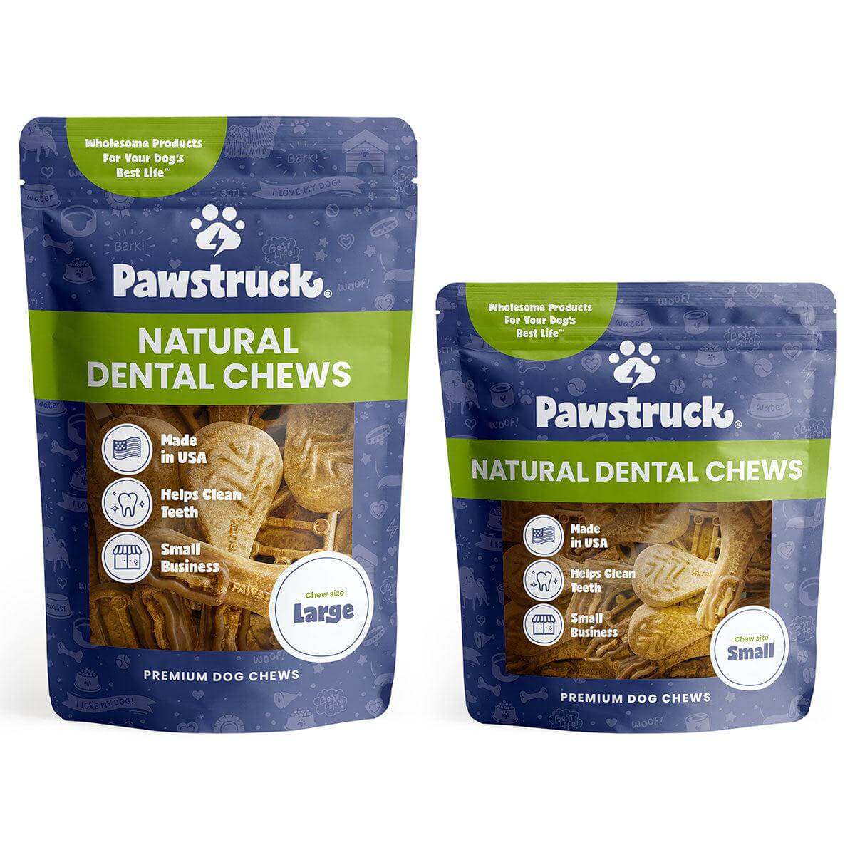 Image showing the different size pack available